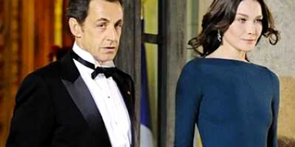 Carla Bruni și Nicolas Sarkozy 