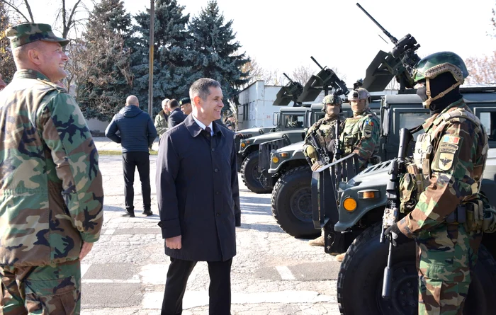 Anatolie Nosatîi, ministrul Apărării, vrea noi sisteme anti-dronă pentru armată. Foto arhivă
