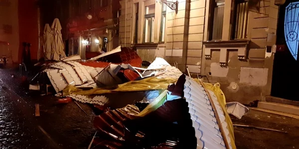 Furtună la Timişoara
