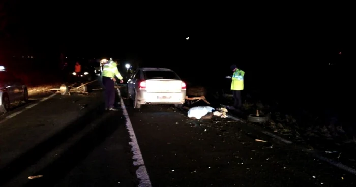 Accident rutier cu caruta FOTO IPJ Constanta