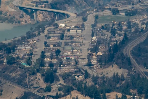 Cum arata orasul Lytton din Canada după incendiu FOTO Profimedia