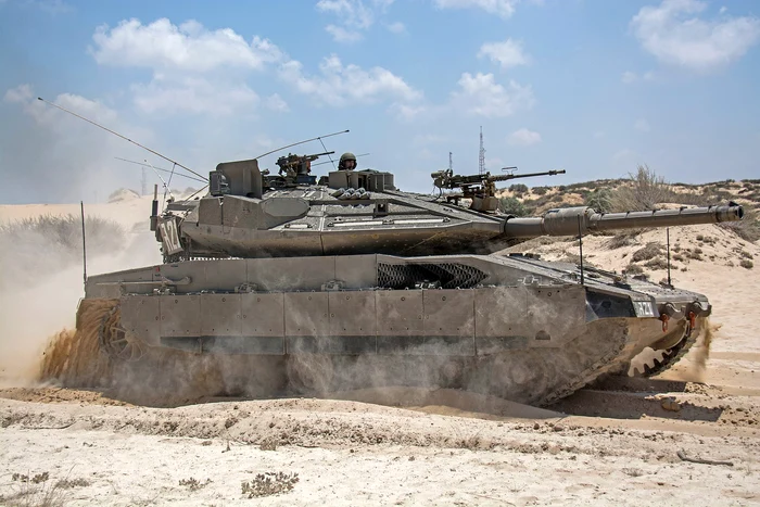 Tanc mediu Merkava FOTO IDF Spokesperson Unit