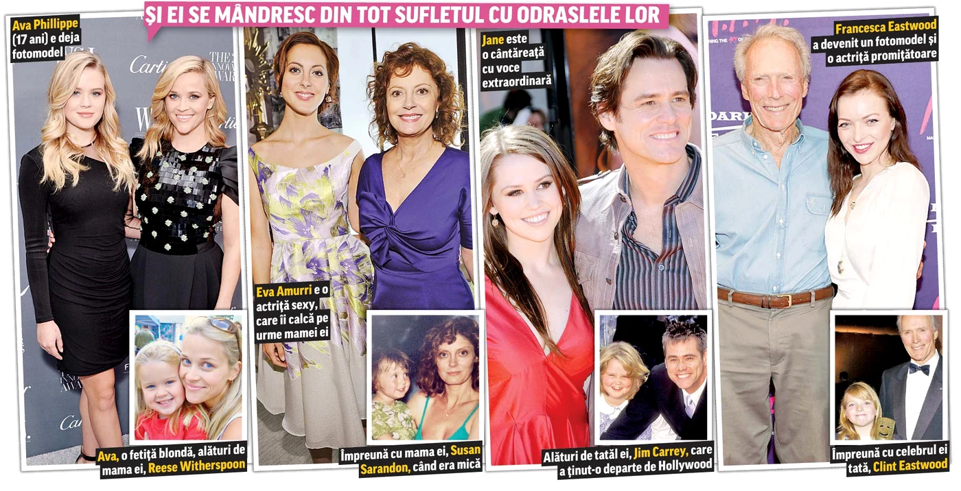 Alături de mama ei, Melanie Griffith, în copilărie
