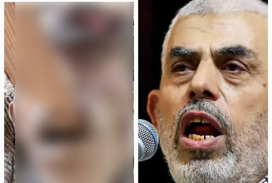 Momentul în care liderul Hamas este observat de o dronă, iar acesta aruncă cu un obiect în ea. Filmul uciderii lui Yahya Sinwar