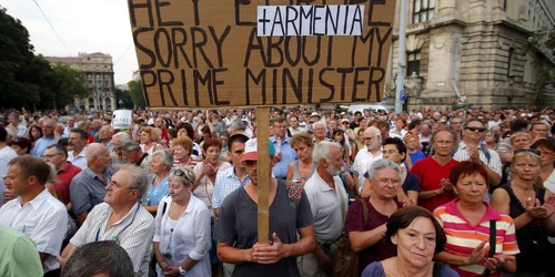 protest budapesta. reuters
