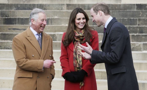 Charles alături de William si Kate FOTO Getty Images