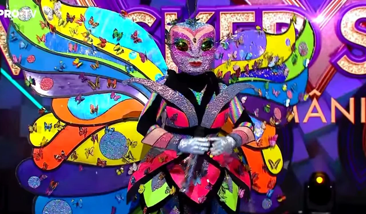 
    Cine a fost în spatele Fluturelui de la Masked Singer România, sezonul 2Foto: Captură Video  