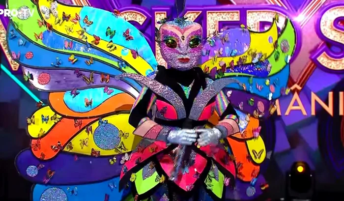 Cine a fost în spatele Fluturelui de la Masked Singer România, sezonul 2Foto: Captură Video