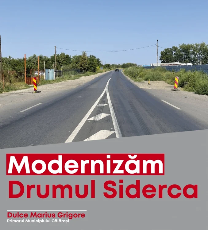 Drumul Siderca va fi modernizat FOTO Facebook/Marius Dulce