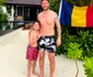 Vedeta a plecat cu soția lui, Ramona Prodea, și fiul lor de 7 ani, David, în Maldive