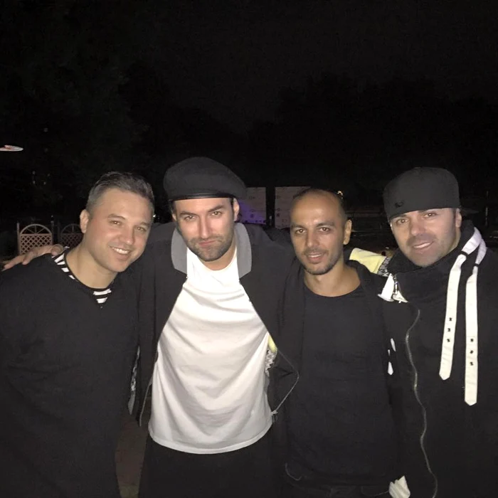 Smiley, alături de foștii colegi din trupa Simplu