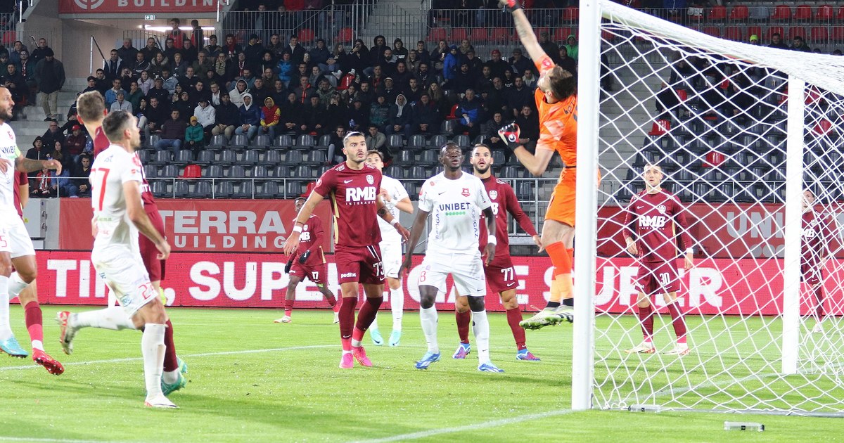 FC Hermannstadt - CFR Cluj 1-0, în etapa 15 din SuperLiga