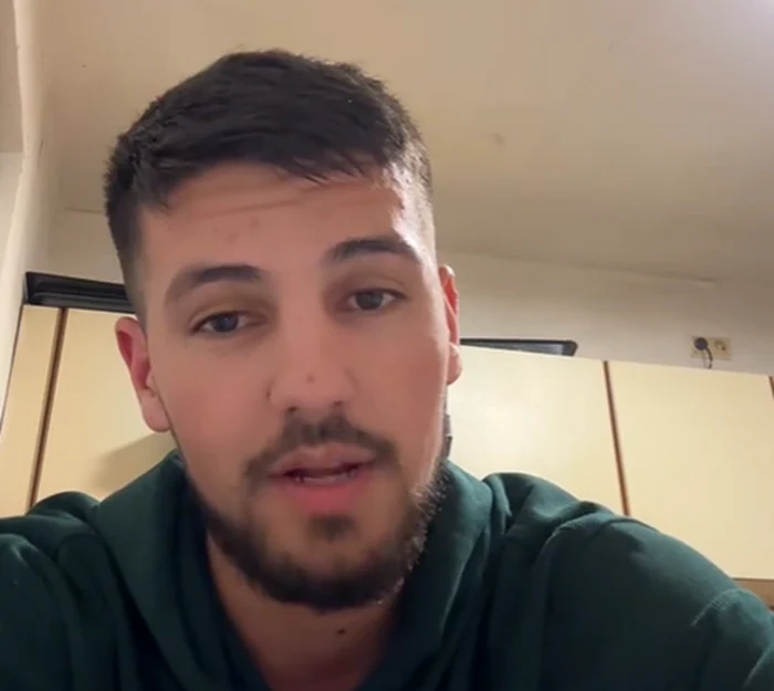 Românul lucrează în Germania de 7 ani / foto: TikTok