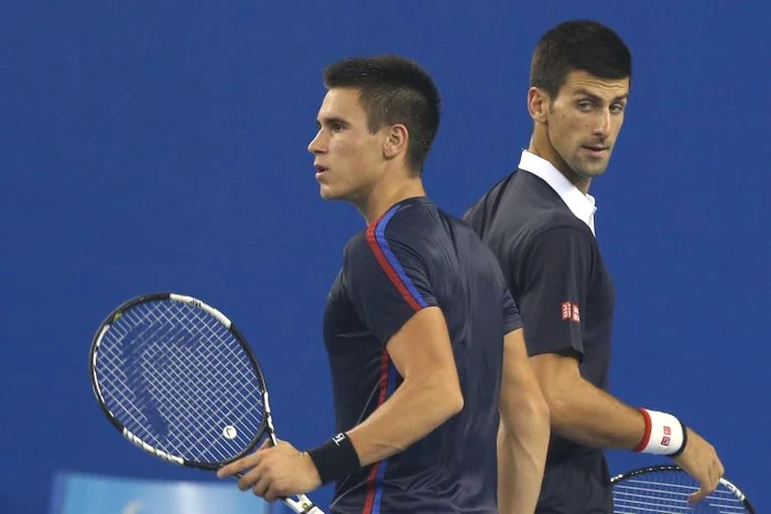 Novak a făcut de mai multe ori în trecut pereche la dublu cu Djordje (FOTO: Guliver/ Gettyimages)