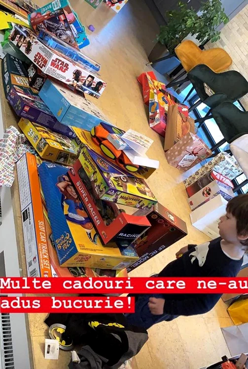 Noah a primit multe cadouri pe placul lui 