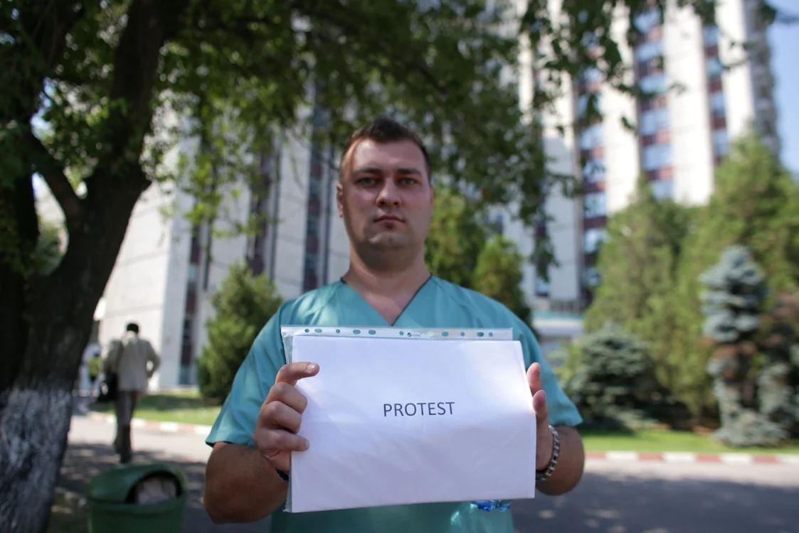 Protest Spitalul Universitar / FOTO Inquam Photos / Octav Ganea / 6 aug 2018