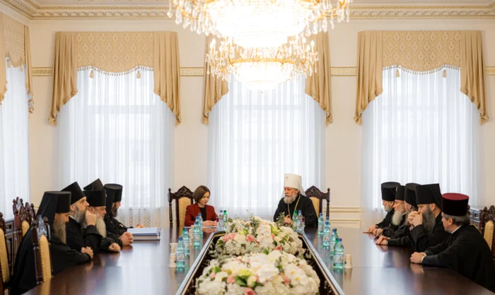 Întrevederea a avut loc marți, 30 decembrie. FOTO: Mitropolia.md