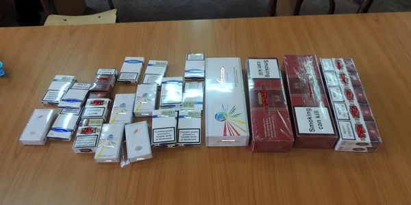 Ţigări confiscate FOTO IPJ Constanţa