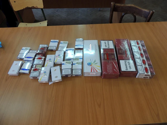Ţigări confiscate FOTO IPJ Constanţa