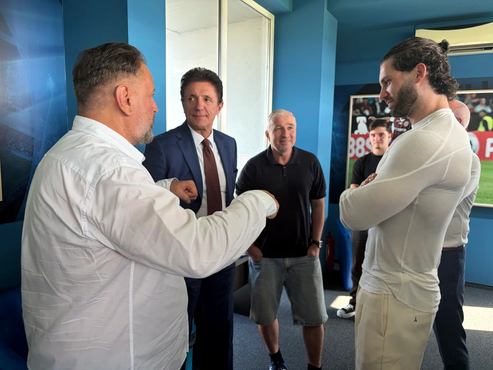 Eduard Irimia, Gică Popescu, Dan Petrescu şi Florian Munteanu 