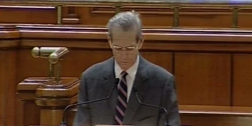 Regele Mihai in Parlament