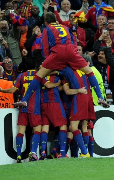 Imagini de la meciul Barcelona - Manchester United