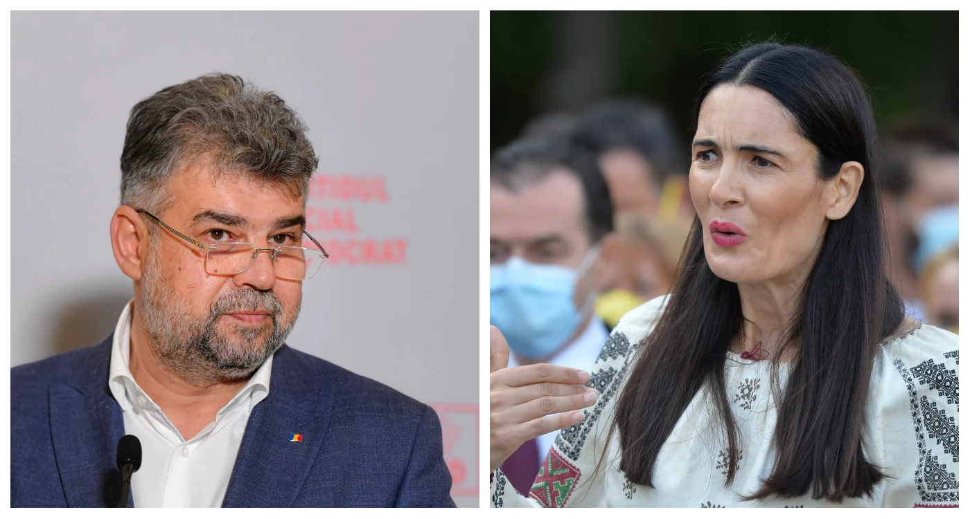 Marcel Ciolacu o atacă pe Clotilde Armand pe tema administrării Sectorului 1. Foto: Mediafax