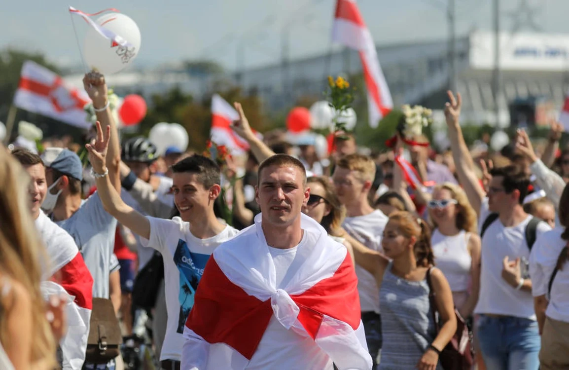 Marsul pentru Libertate Belarus FOTO EPA-EFE