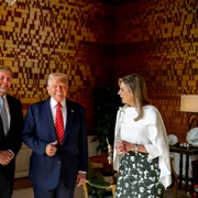 Donald Trump alături de familia regală din Olanda FOTO Profimedia 