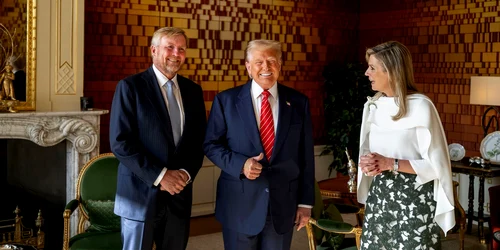 Donald Trump alături de familia regală din Olanda FOTO Profimedia 