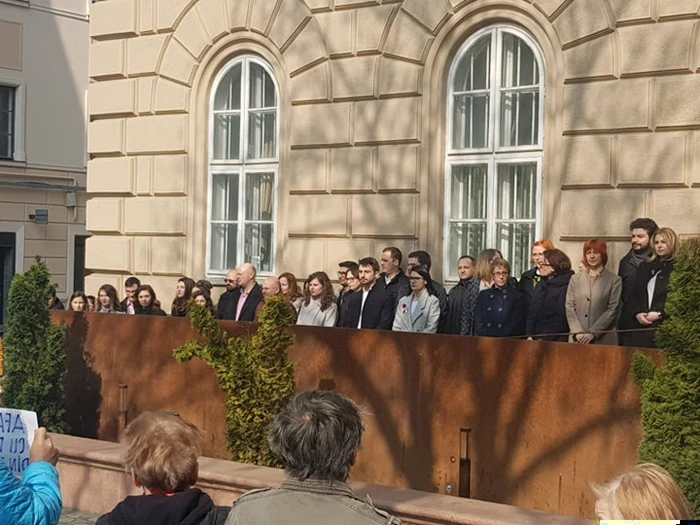 Protest procurori în Timişoara