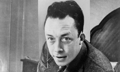  Albert Camus, fotografiat în 1957, după câștigarea Premiului Nobel (© United Press International / Library of Congress)