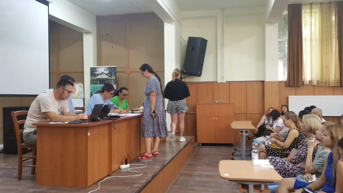 Prima sedință pentru repartizarea suplinitorilor a avut loc în 20 august 2024 FOTO: A.M.