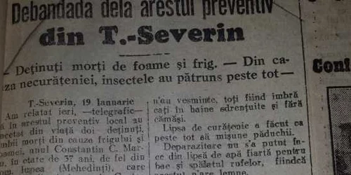 articol ziar vechi 