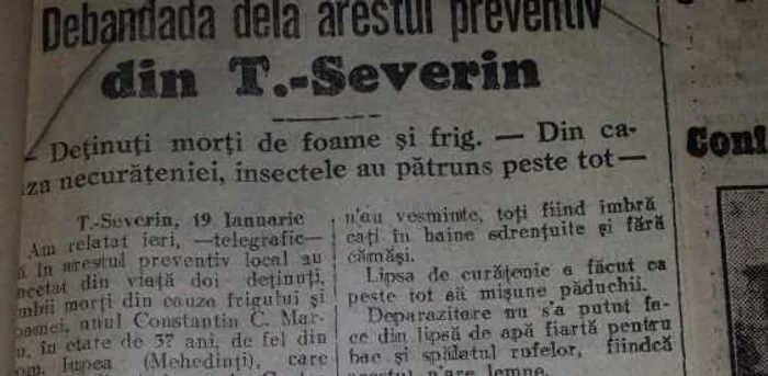 articol ziar vechi