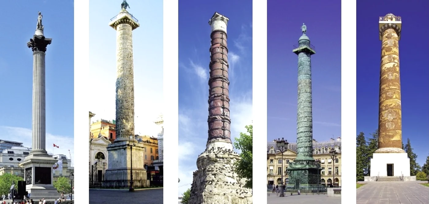 Coloane inspirate de Columna lui Traian jpg jpeg