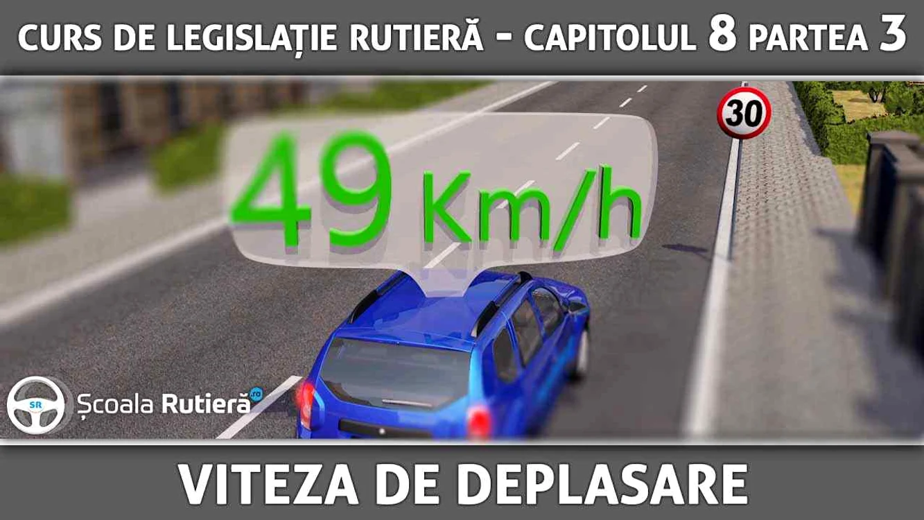 Creșterea vitezei cu 5 km/h dublează riscul de accident. FOTO Școala Rutieră