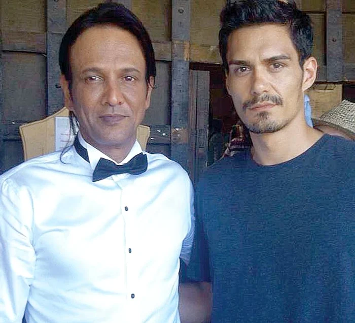 George Burcea, alături de  actorul indian Kay Kay Menon