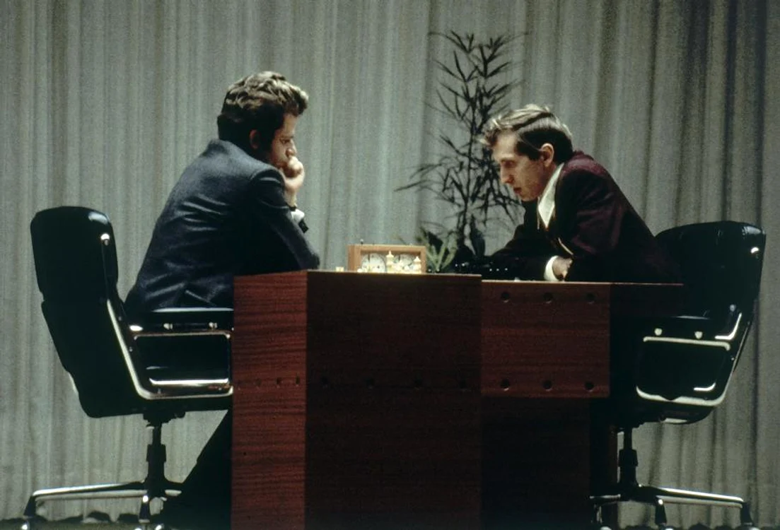 Spassky și Fischer, la meciul din 1972