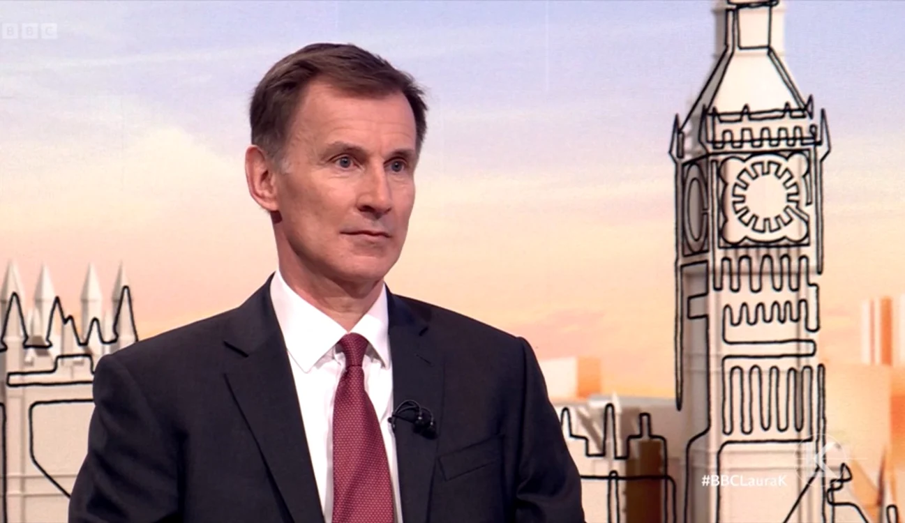 Ministrul britanic de finanţe Jeremy Hunt FOTO: X