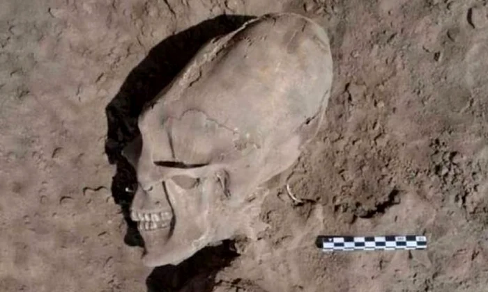 Arheologii au descoperit în Mexic un grup de schelete cu cranii bizar deformate jpeg