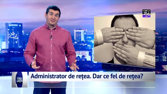 Dragoş Pătraru consideră că unii angajaţi şi unii membri din conducerea Digi24 se raportează greşit la public FOTO Captură Adevărul