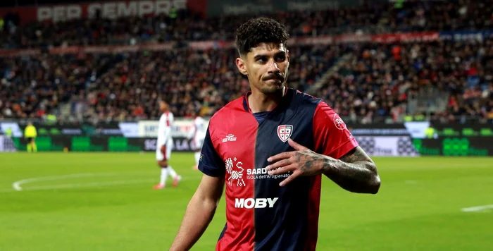 Florinel Coman va mai juca până la finalul acestui sezon la Cagliari. Foto Getty images