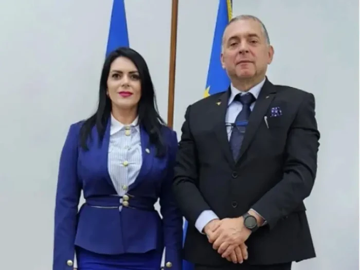 Ioana Păiuș și Sorin Dobîrcianu la un eveniment de securitate. Sursă foto: Ioana Păiuș/LinkedIn