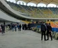 Oamenii își iau adio de la Mircea Lucescu, pe Arena Națională