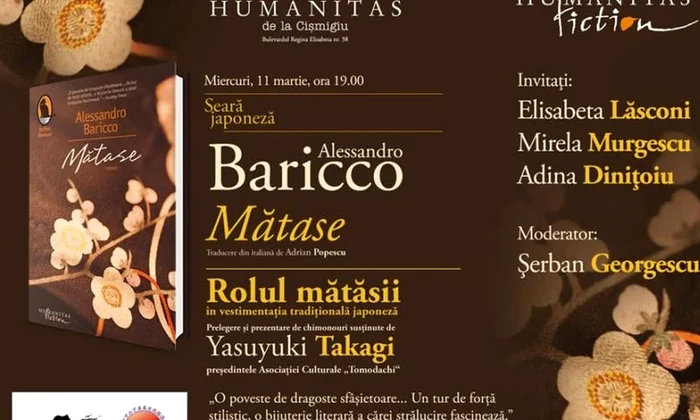 Seara japoneză dedicată romanului „Mătase” de Alessandro Baricco jpeg