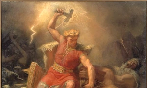 Thor's Fight with the Giants (Mårten Winge)   Nationalmuseum   18253 tiff jpg