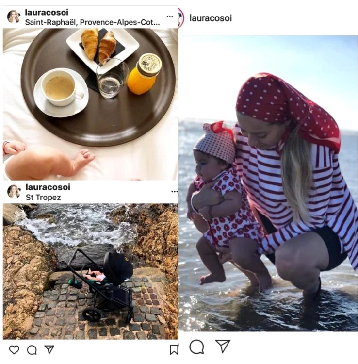Iulia Albu a criticat modul în care Laura își fotografiază fetița