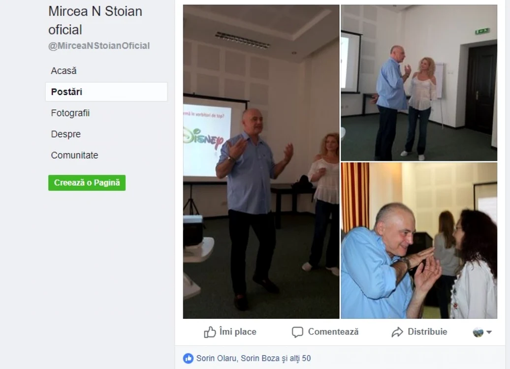 Printre cei care au dat „like“ postării se numără managerul CEO, Sorinel Boza