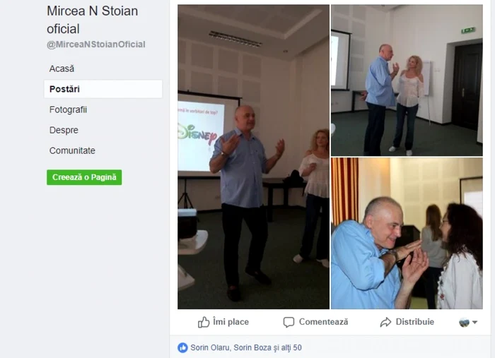 Printre cei care au dat „like“ postării se numără managerul CEO, Sorinel Boza
